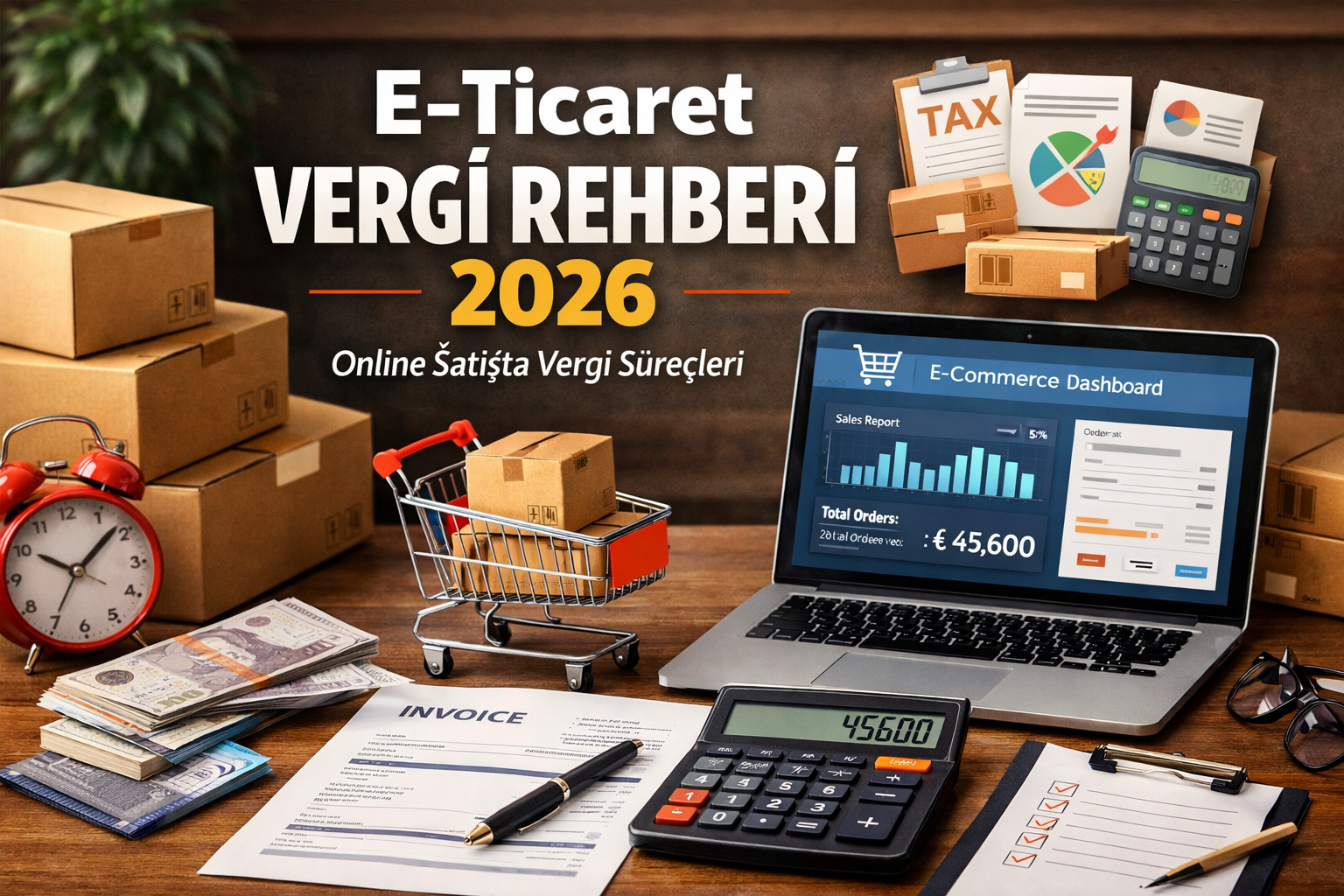E-Ticaret Vergi Rehberi 2026: Online Satışta Vergi Süreçleri - KobiVergi