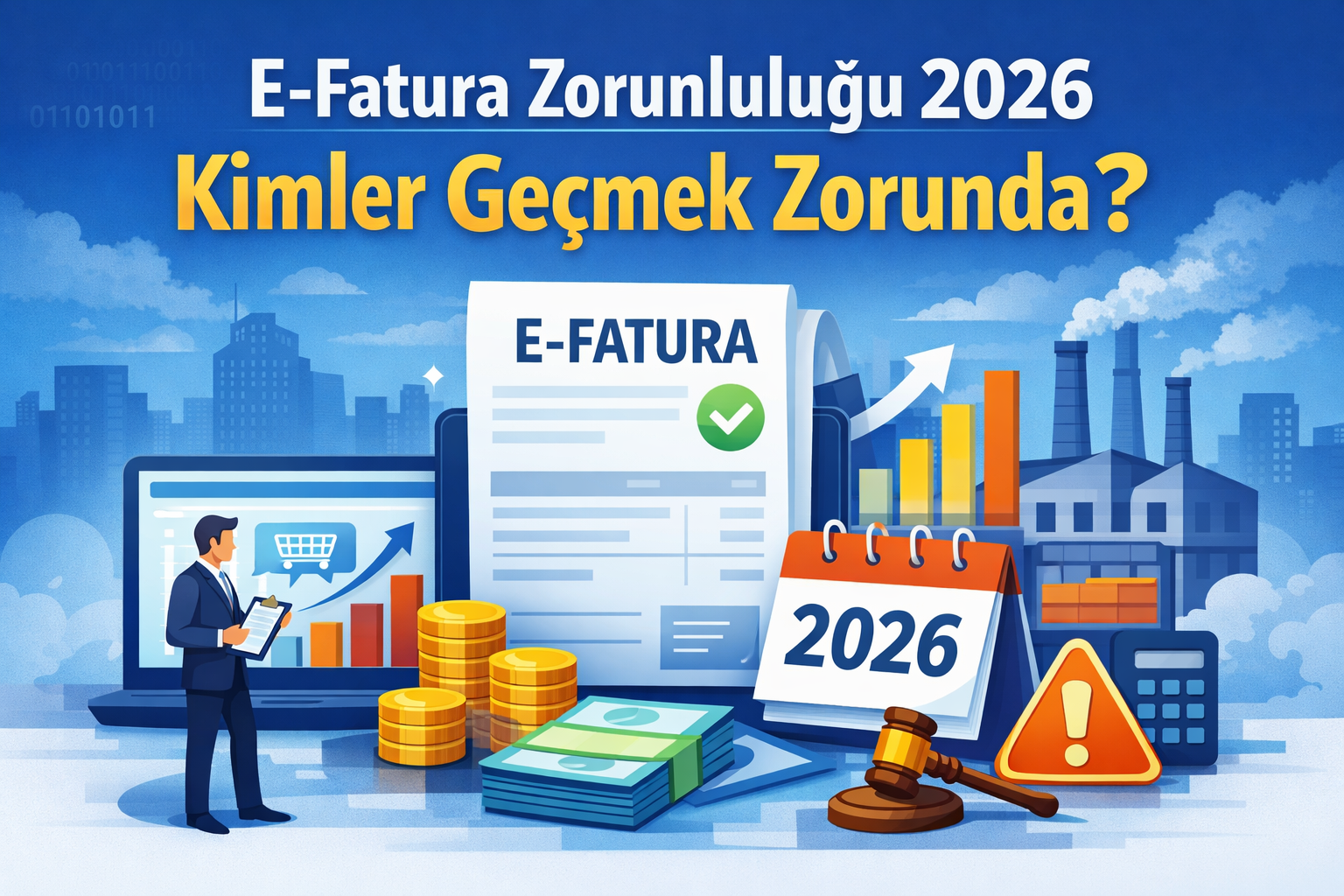 E-Fatura Zorunluluğu 2026: Kimler Geçmek Zorunda? - KobiVergi