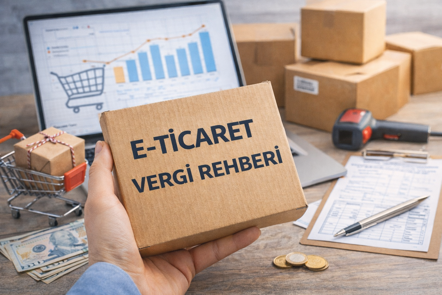 E-Ticaret Vergi Rehberi 2026: Online Satışta Vergi Süreçleri - KobiVergi